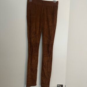 Parasuco Rich Brown Textured Leggings